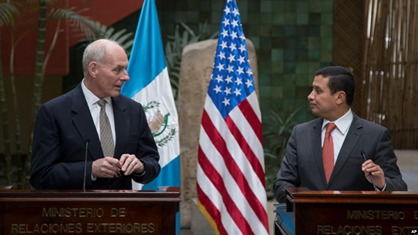 Secretario Seguridad Nacional de EE.UU. dice en Guatemala que «van solo detrás de los criminales»