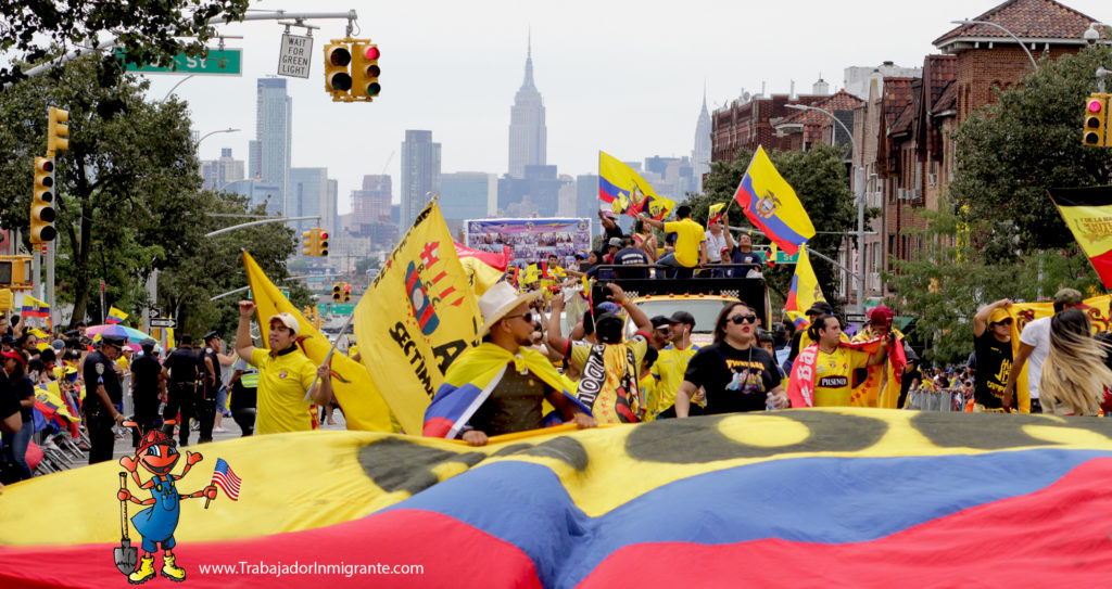 Colorido y bello espectáculo en el Desfile Ecuatoriano, la comunidad de