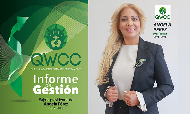 Gestión de Angela Pérez en la QWCC, de marzo 2016 a marzo 2018: se capacitaron a 1,320 mujeres en 67 charlas y talleres