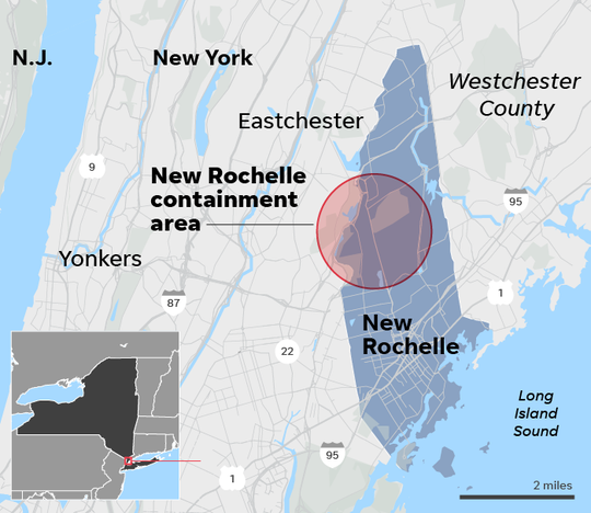 Nueva York acude a la Guardia Nacional para contener el foco del coronavirus; Westchester tiene 108 casos
