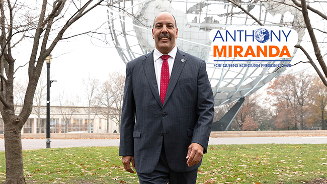 Anthony Miranda, a la Presidencia del condado de Queens: «Lucharé contra la discriminación y el racismo»