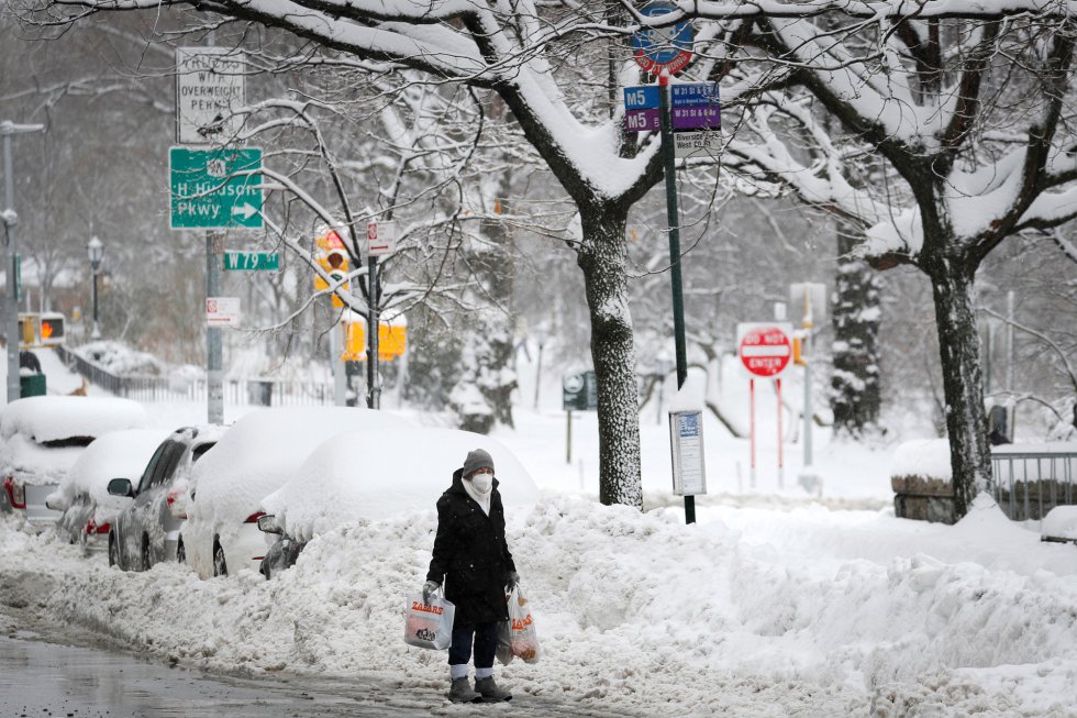 La primera nevada importante del año llegará la tarde de este lunes a Nueva York y Nueva Jersey