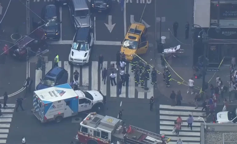 Diez personas atropelladas por conductor que huía de parada policial en Manhattan