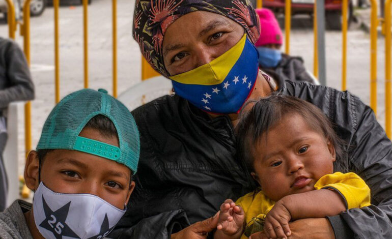 Niños venezolanos cruzan frontera mexicana:  en 2018 entraron 37 y en 2024 fueron 46.384