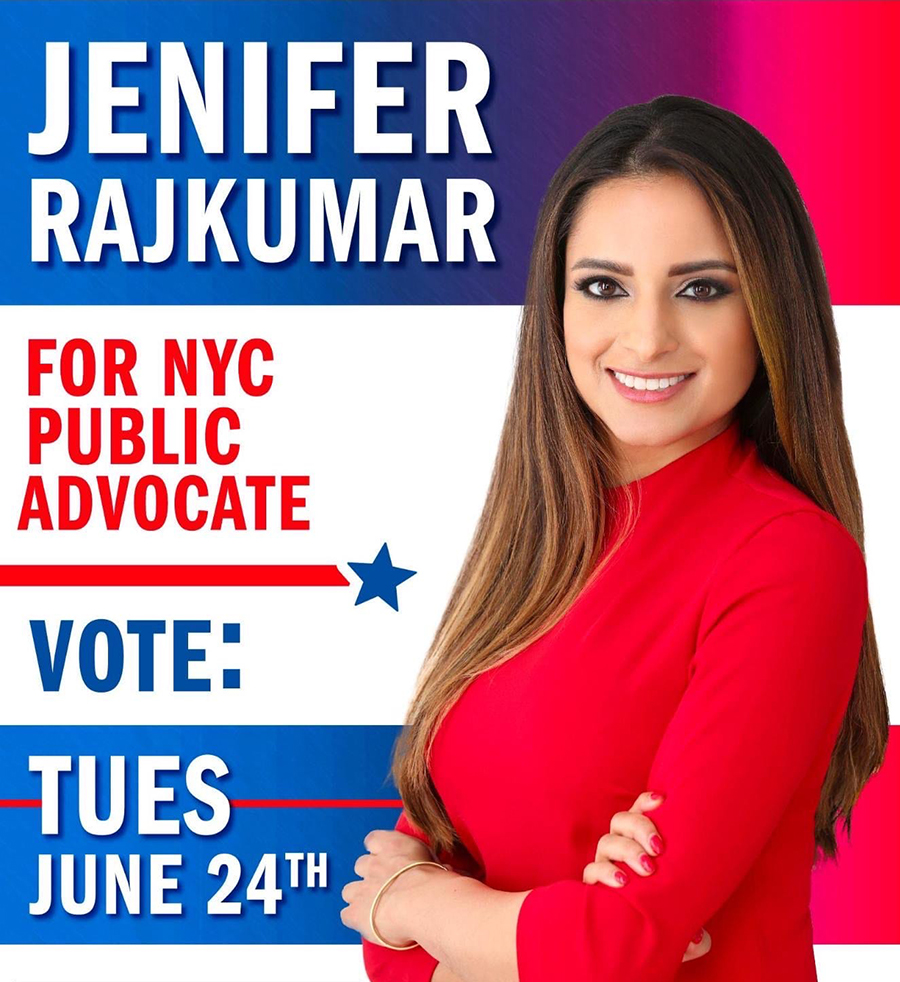 Jenifer Rajkumar, candidata a Defensora Pública en NYC: “Romperé la burocracia y cumpliré con los trabajadores”