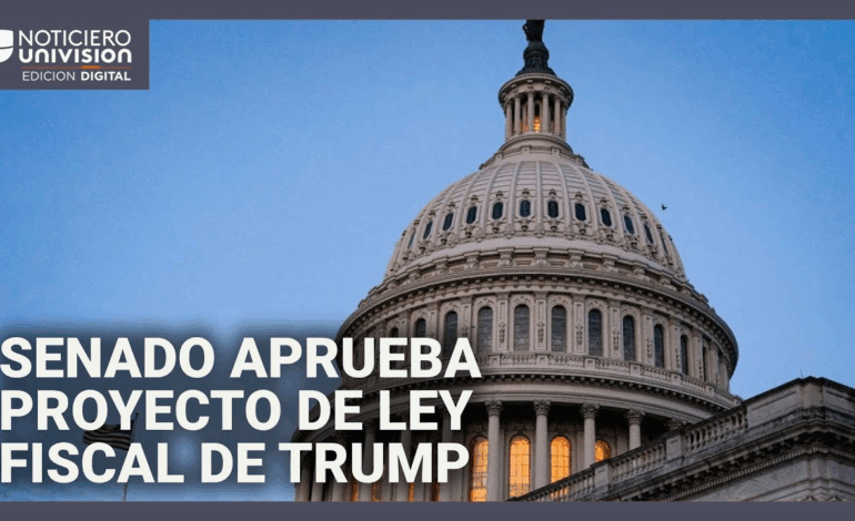 El Senado de EE.UU. aprueba por un estrecho margen la controvertida ley fiscal de Trump